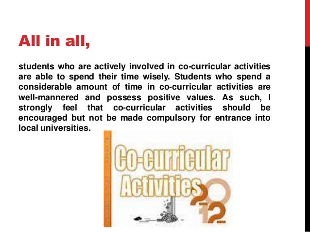 extracurricular activities essay